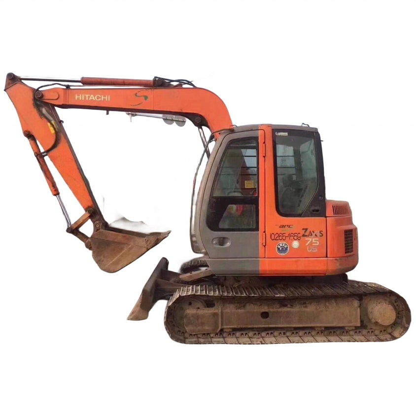 Оригинальный японский экскаватор 7T Hitachi zx75us zaxis75us Crawler Digger с двигателем EPA