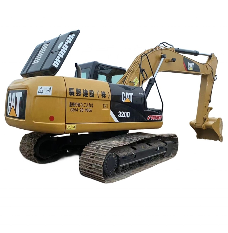 20-тонный использованный экскаватор CAT 320D с двигателем EPA и оригинальной краской Caterpillar 320D
