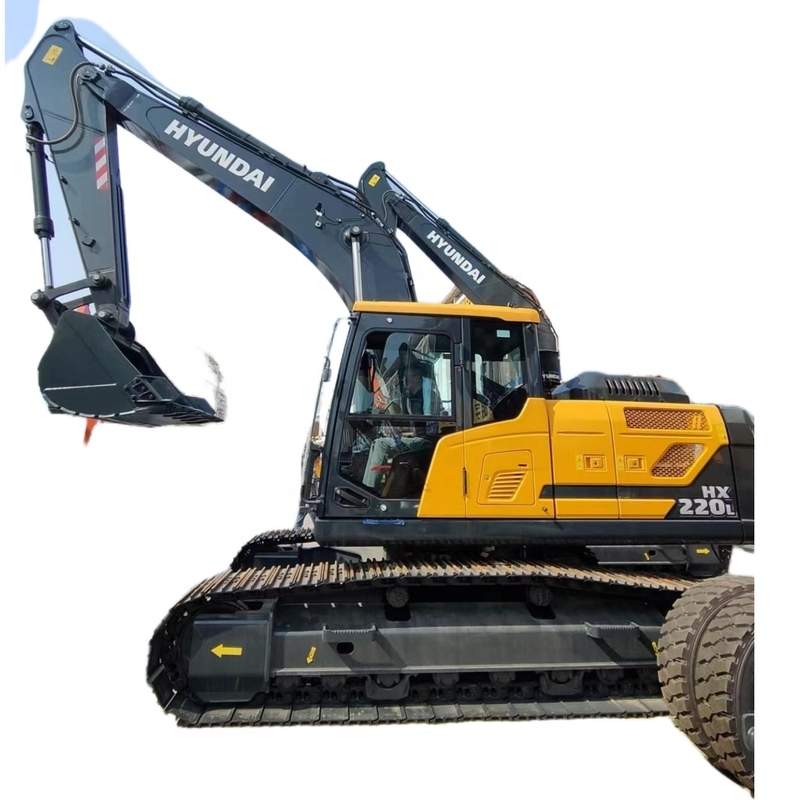 Оригинальная краска HX220L Hyundai экскаватор с EPA двигателем и 1,2M3 емкостью ведра