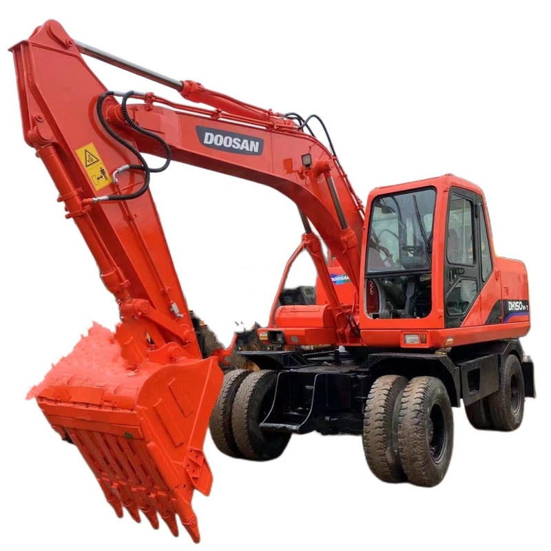 Doosan DH150W-7 15 тонн экскаватор использованный кавальщик с двигателем HINO в отличном состоянии