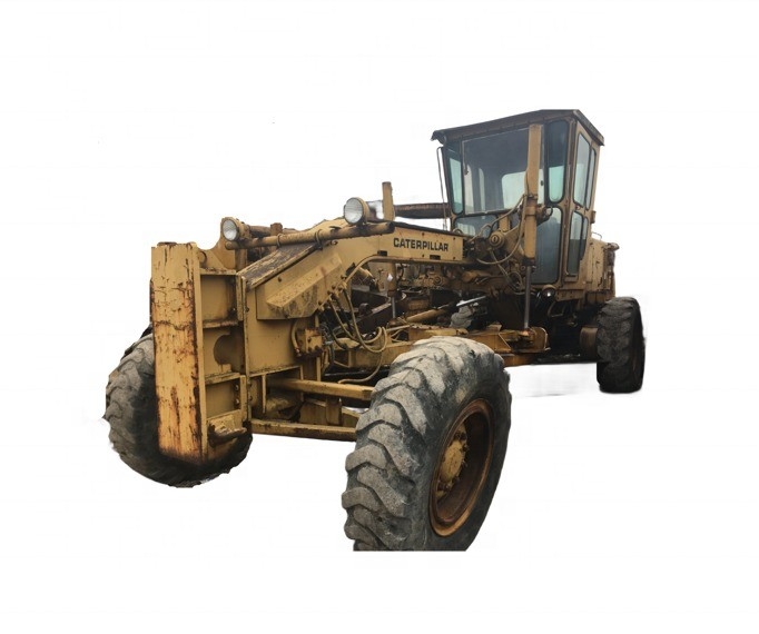 В хорошем состоянии Двойной барабанный ролик CAT 12G Использованная земля плоская машина для разбора из Японии