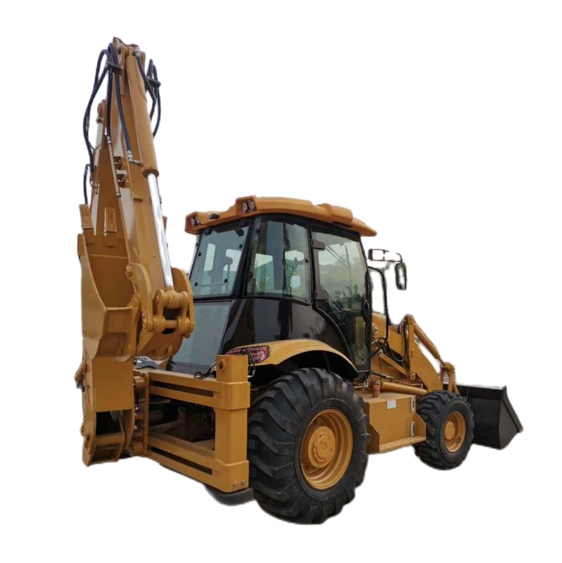 Хороший японский оригинал 428 Подержанный колесный погрузчик CAT 428F с массой машины 15000 кг