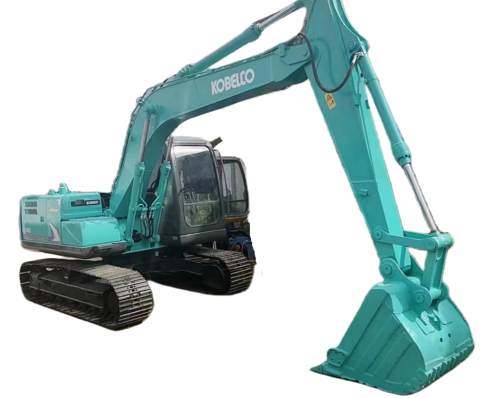 Оригинальный японский экскаватор Kobelco SK140 в Шанхае в хорошем состоянии