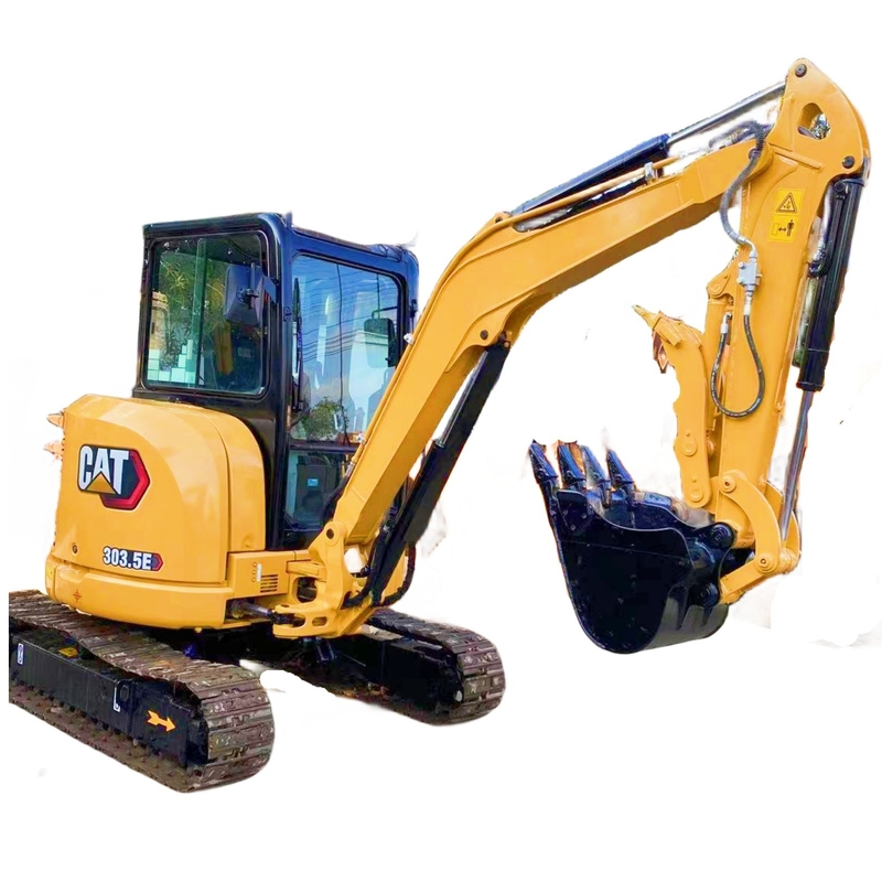 Caterpillar 303.5 Crawler Excavator с двигателем HINO Использованный Digger Япония Оригинальная краска