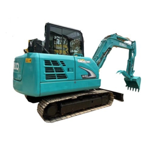Использованный мини экскаватор KOBELCO SK60 с низким рабочим временем и гидравлическим цилиндром Parker