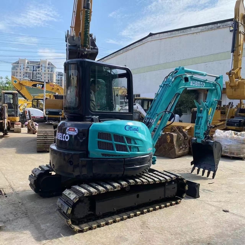 2021 Kobelco SK55R 5тонный экскаватор с оригинальным двигателем и в хорошем состоянии в Шанхае