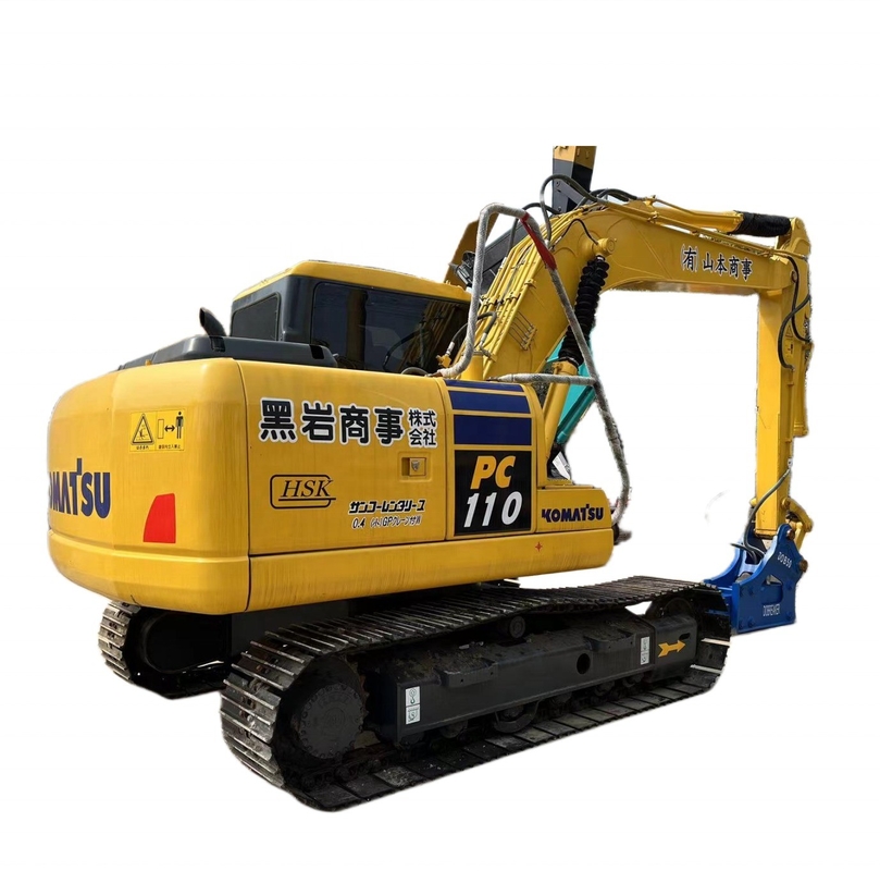 Двигатель YANMAR использованный оригинальный Япония 11T мини экскаватор Komatsu PC110 Crawler для розничной торговли
