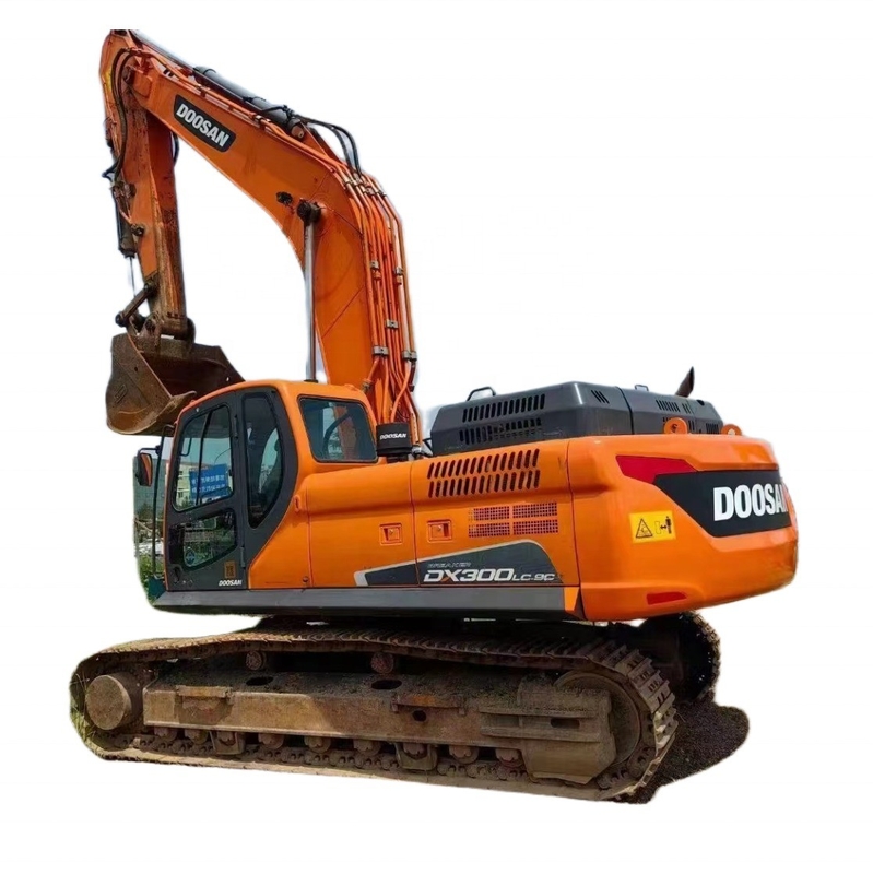 30 тонн использованный Doosan DX300LC-9C гидравлический экскаватор оригинальная краска и EPA двигатель Корея