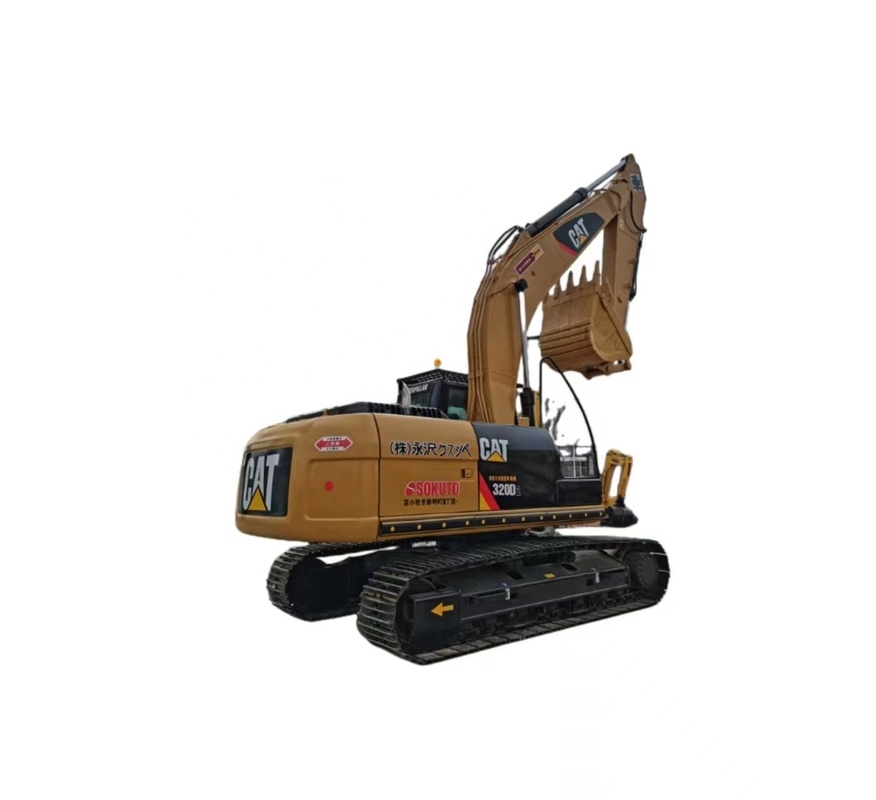 CAT 320D2 Эксплуатационный экскаватор Оригинальный цвет CAT двигатель Механический гидравлический полётник