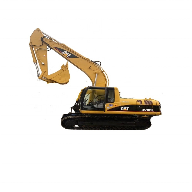 Японский экскаватор CAT 320CL использовался в Шанхае
