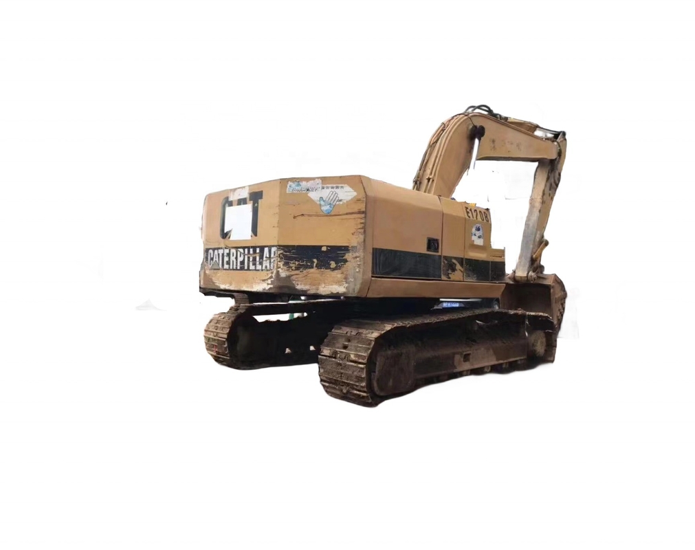 CAT E120B Эксплуатационные экскаваторы Капёр с гидравлическим клапаном CAT и желтым черным цветом