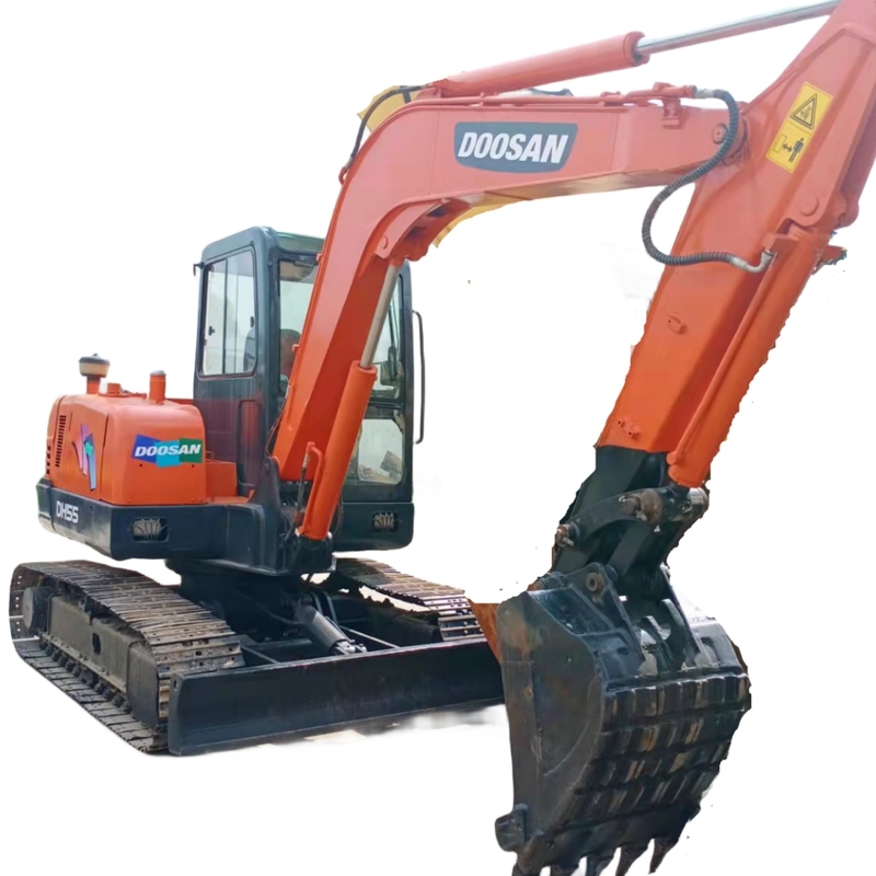 5.5Тонный экскаватор Doosan DH55 с оригинальным корейским двигателем и рабочими часами 0-2000