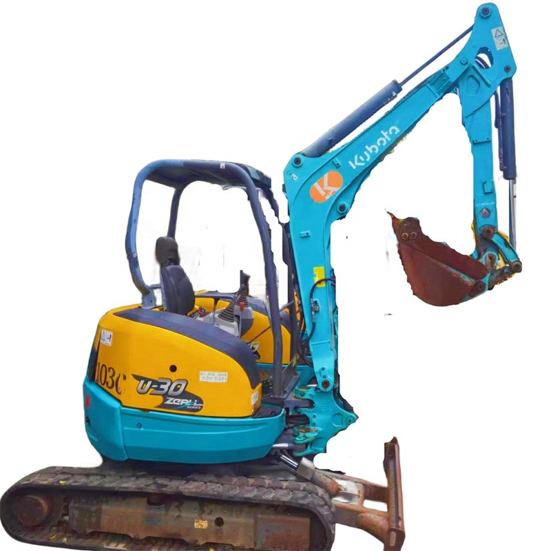 Использованный экскаватор Японии KUBOTA U30 Оригинальный гидравлический копальщик с хорошим состоянием