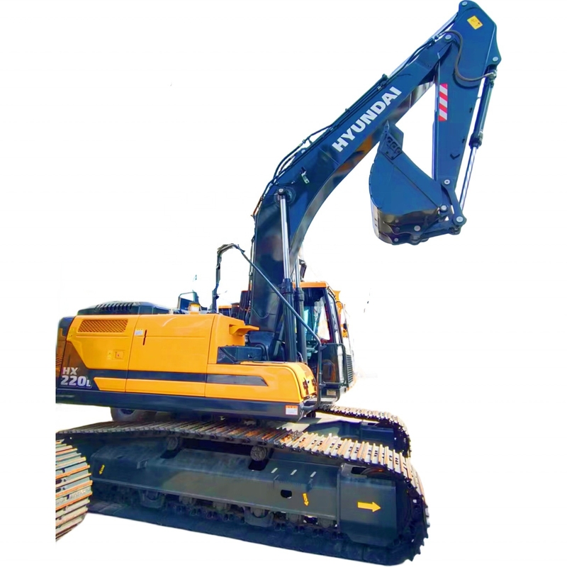 Hyundai HX220L экскаватор 20Тонный скальпель Digger использованный оригинальный краска земля двигатель