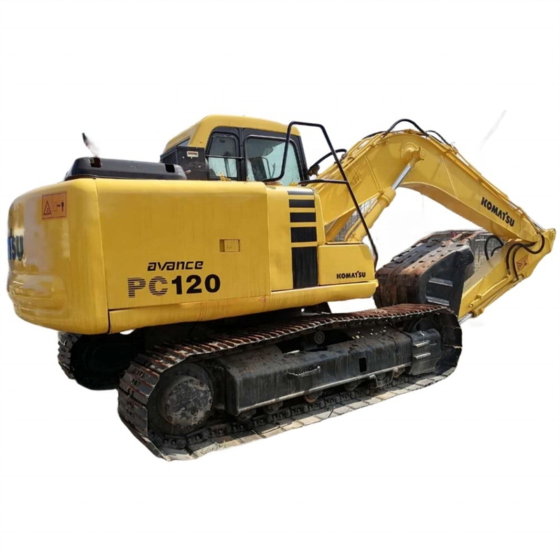 90% Япония Оригинальный экскаватор Komatsu PC120 с оригинальным двигателем и гидроцилиндром