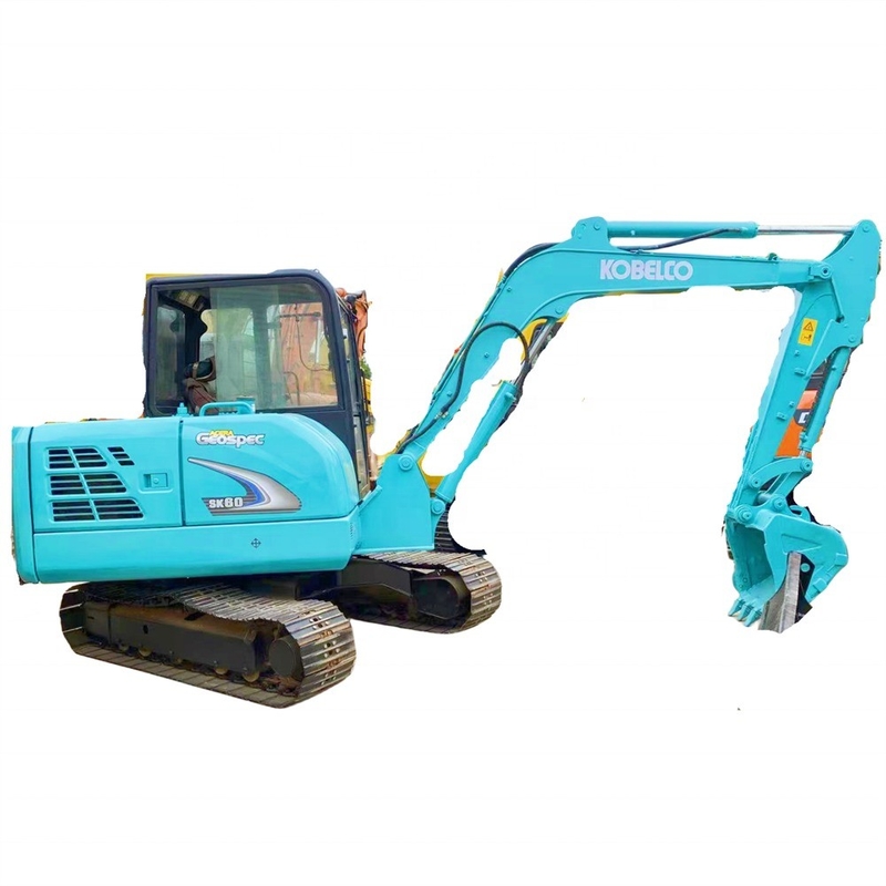 30 кВт оригинальная краска Kobelco SK60 Гидравлический экскаватор 6тонный мини-скапатель с лезвием