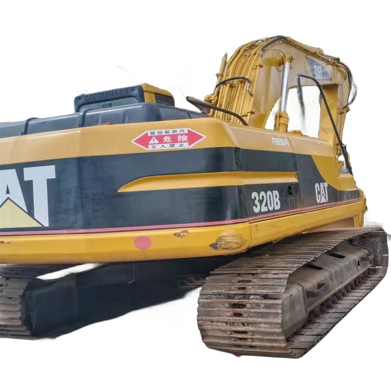 Подержанный экскаватор Cat 320B Caterpillar Машины для перемещения земли с оригинальным цветом