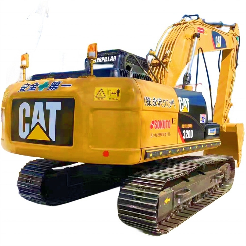 Подержанная гусеничная экскаватор Использованная машина CAT 320D Crawler Digger Масса 20000 KG