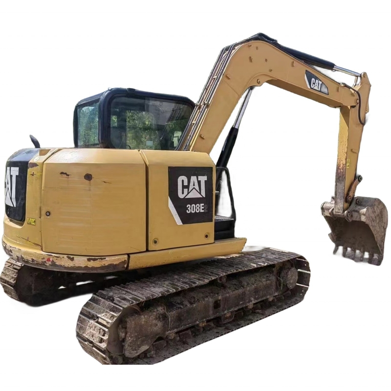 Год 2022 Использованный экскаватор Cat308E2 8 тонн рабочая масса для строительства