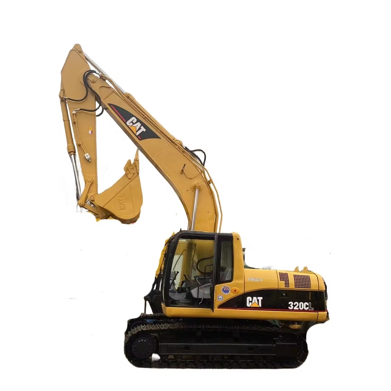 CAT320C Использованный Япония EPA двигатель оригинальная краска Гидравлический экскаватор 96KW CATERPILLAR 320C