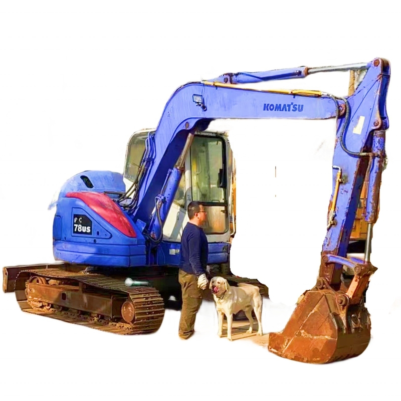 KOMATSU PC78 Скребковый экскаватор 7.8ТОН Оригинальная японская земляная машина мини-капатель