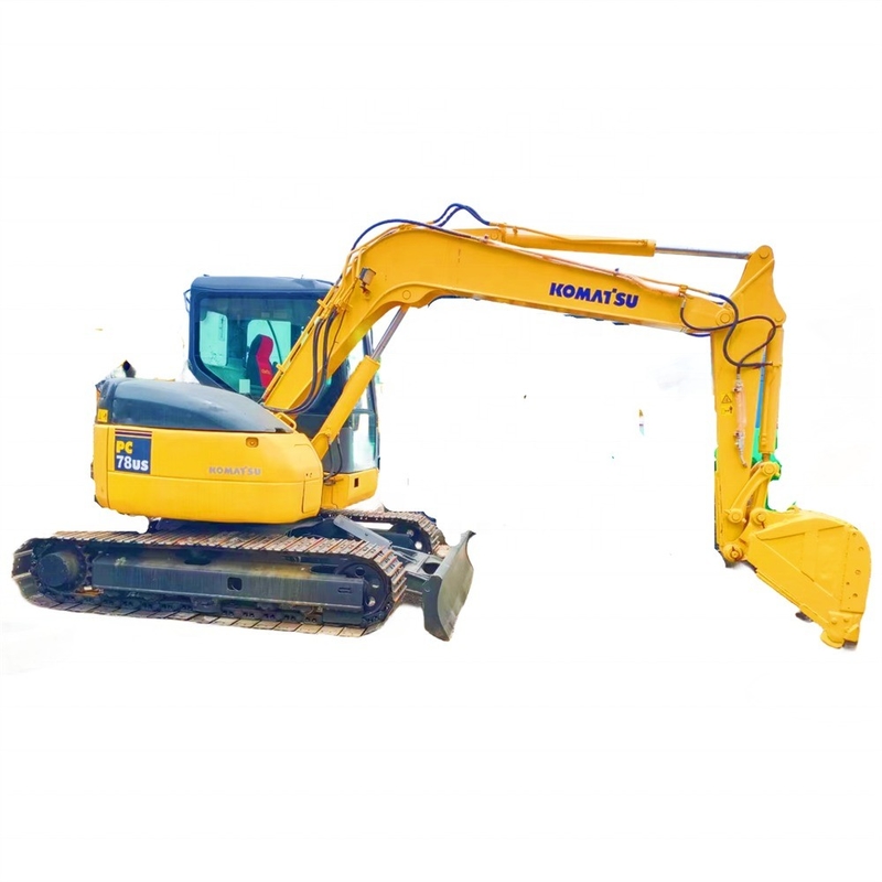 Использованный KOMATSU PC78US 7 тонны Малый гидравлический кралер экскаватор в хорошем состоянии