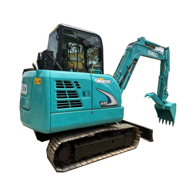 Kobelco SK60 Гидравлический экскаватор Подержанный 6-тонный экскаватор с оригинальным японским двигателем