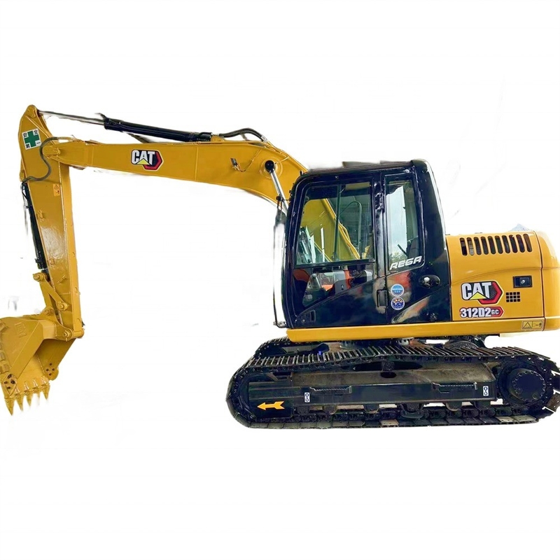 12 тонн Оригинальный цвет Использованный экскаватор Caterpillar 312D2GC для тяжелого строительства