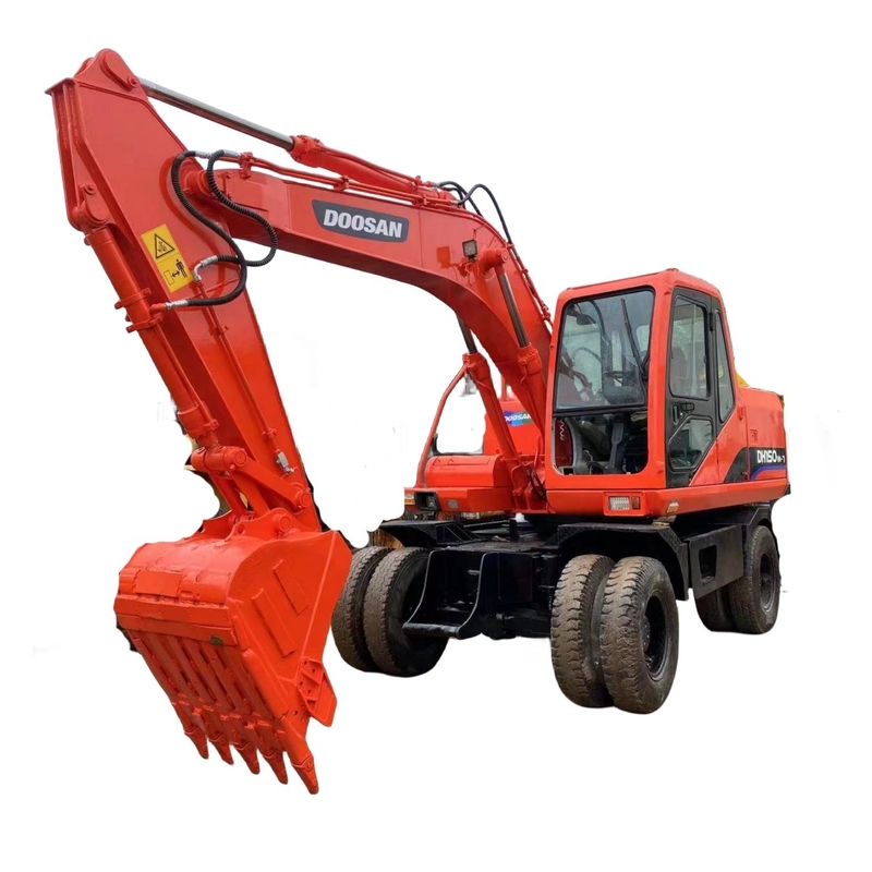 2022 DOOSAN DH150-7 колесный экскаватор с низким рабочим временем и хорошей производительностью