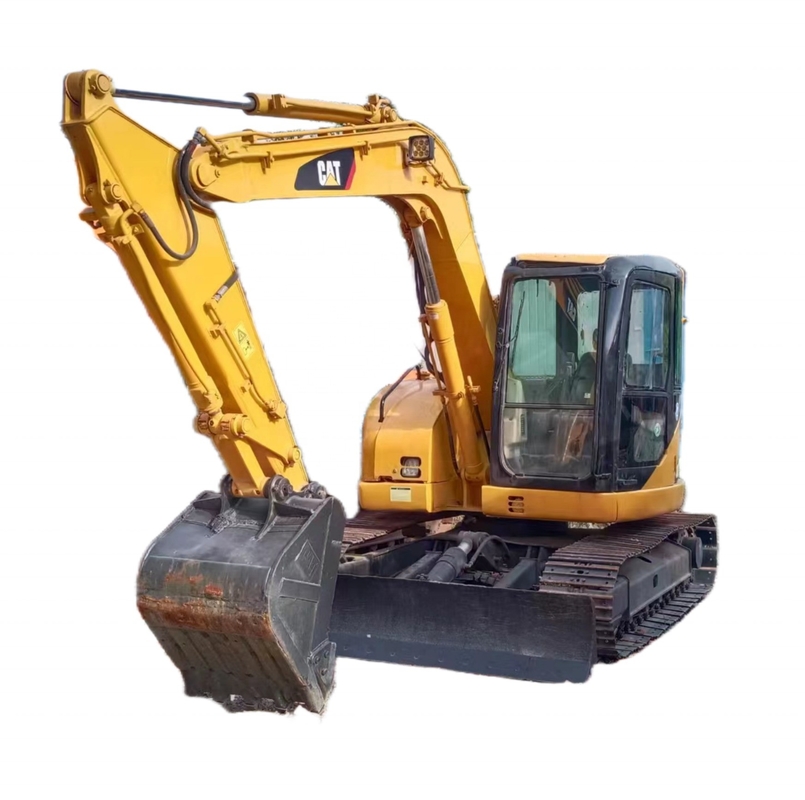 CAT 308C экскаватор Подержанный гидравлический строительный экскаватор для массы машины 8000 кг