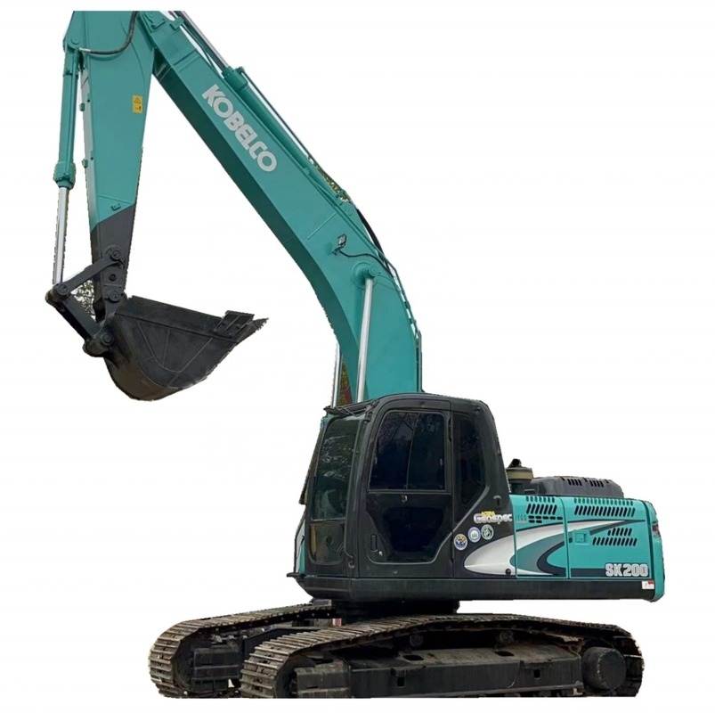 Использованный экскаватор KOBELCO SK200 вместимостью 1,1 м3 и весом 20000 кг в Шанхае