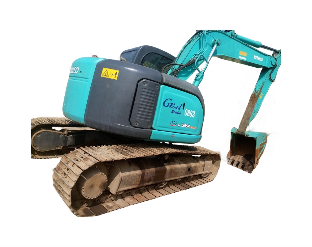 KOBELCO Использованный экскаватор SK135S в хорошем состоянии Оригинальная краска Гидравлический экскаватор