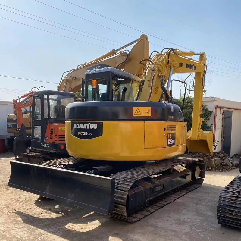 12000 KG Komatsu PC128 экскаватор используется гидравлический ползучий кавальщик для тяжелой работы