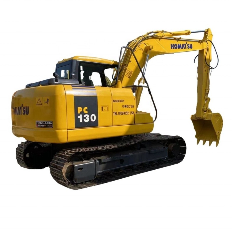 13-тонная эксплуатационная масса экскаватор Komatsu PC130 импортированный из Японии в Шанхай
