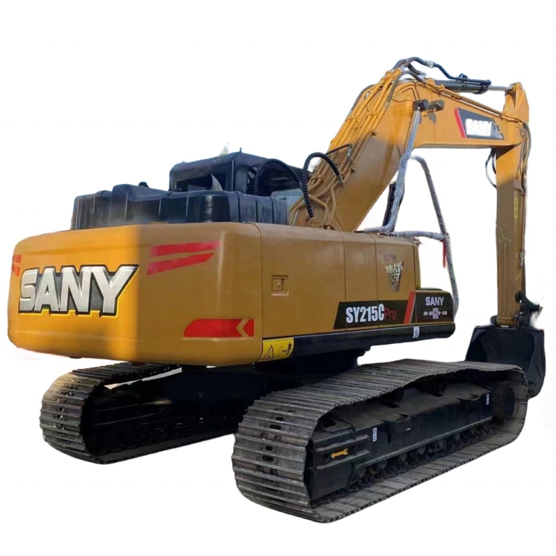 Использованный экскаватор Sany SY215C Digger с 0-2000 рабочими часами в Шанхае Outong Machinery