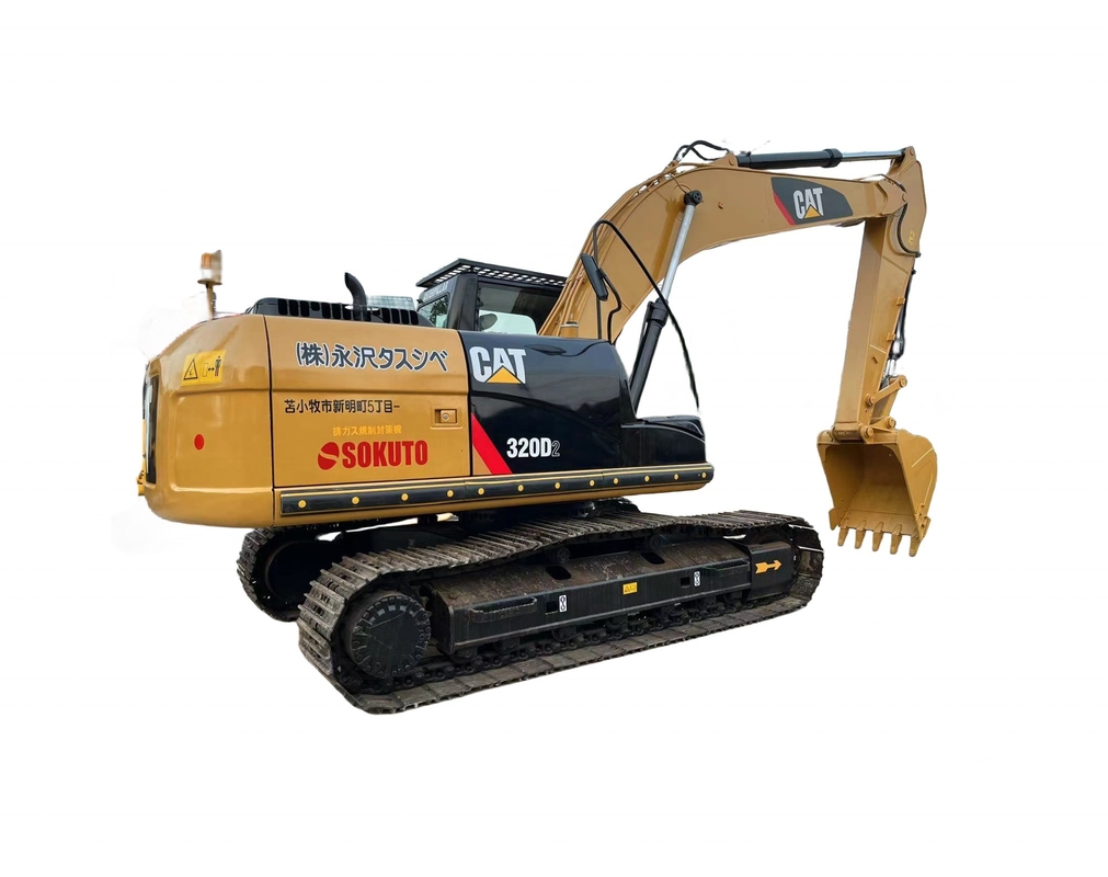 57 кВт Использованная Япония CAT MINI Crawler Digger 320D2 20тонный экскаватор Caterpillar 320D2 экскаватор