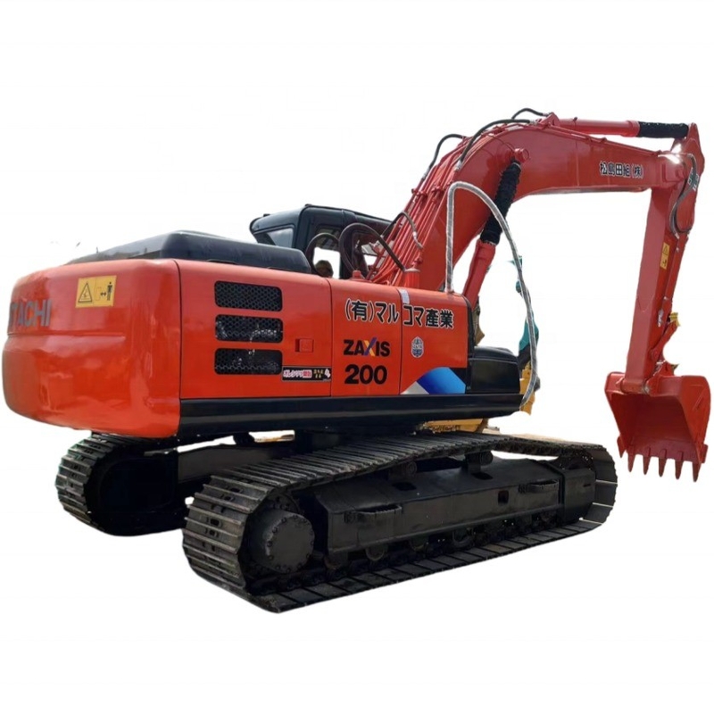 Использованный экскаватор Hitachi ZX200-3G с мощностью 112 кВт и рабочими часами 0-2000