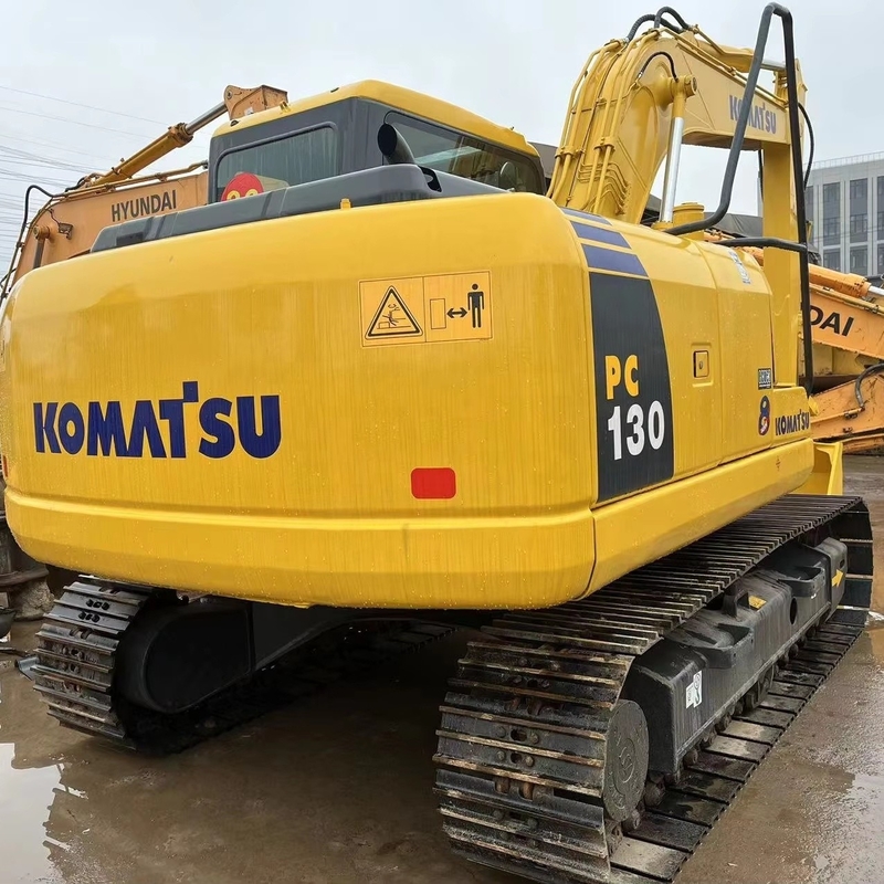 Япония Оригинальный использованный Komatsu PC130-7 13-тонный мини-экскаватор с 0-2000 рабочими часами